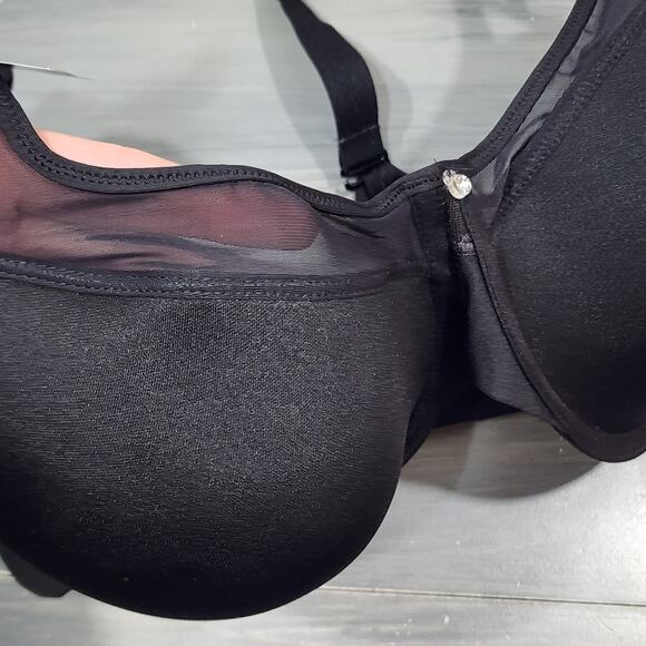 Bali Bra 38DD One Smooth U Ultra Light Shaping Underwire Bra 3439 Black - Picture 5 of 11